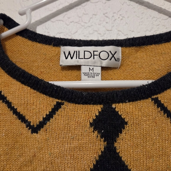 Wildfox Dinner Party Silk Wool - Loie Tie Sweater Size: Medium - Picture 3 of 4